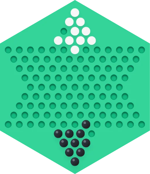 Illustration des règles de Dames Chinoises