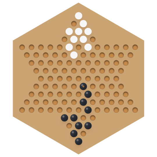 ダイヤモンドゲームをAIと対戦する