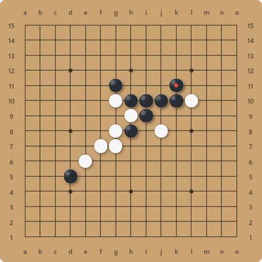 Gomoku rules illustration