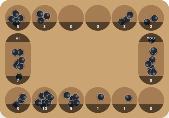 Play Mancala vs AI